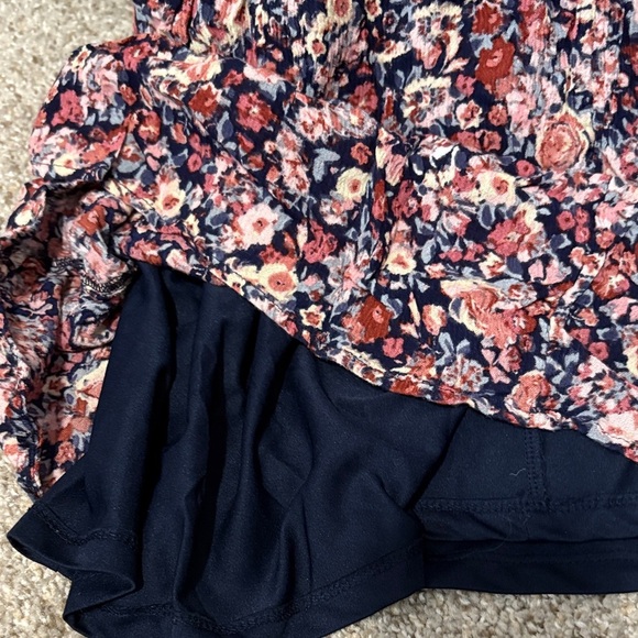 Maurices Floral Long Sleeve Dress - Pink and Blue - Picture 6 of 6